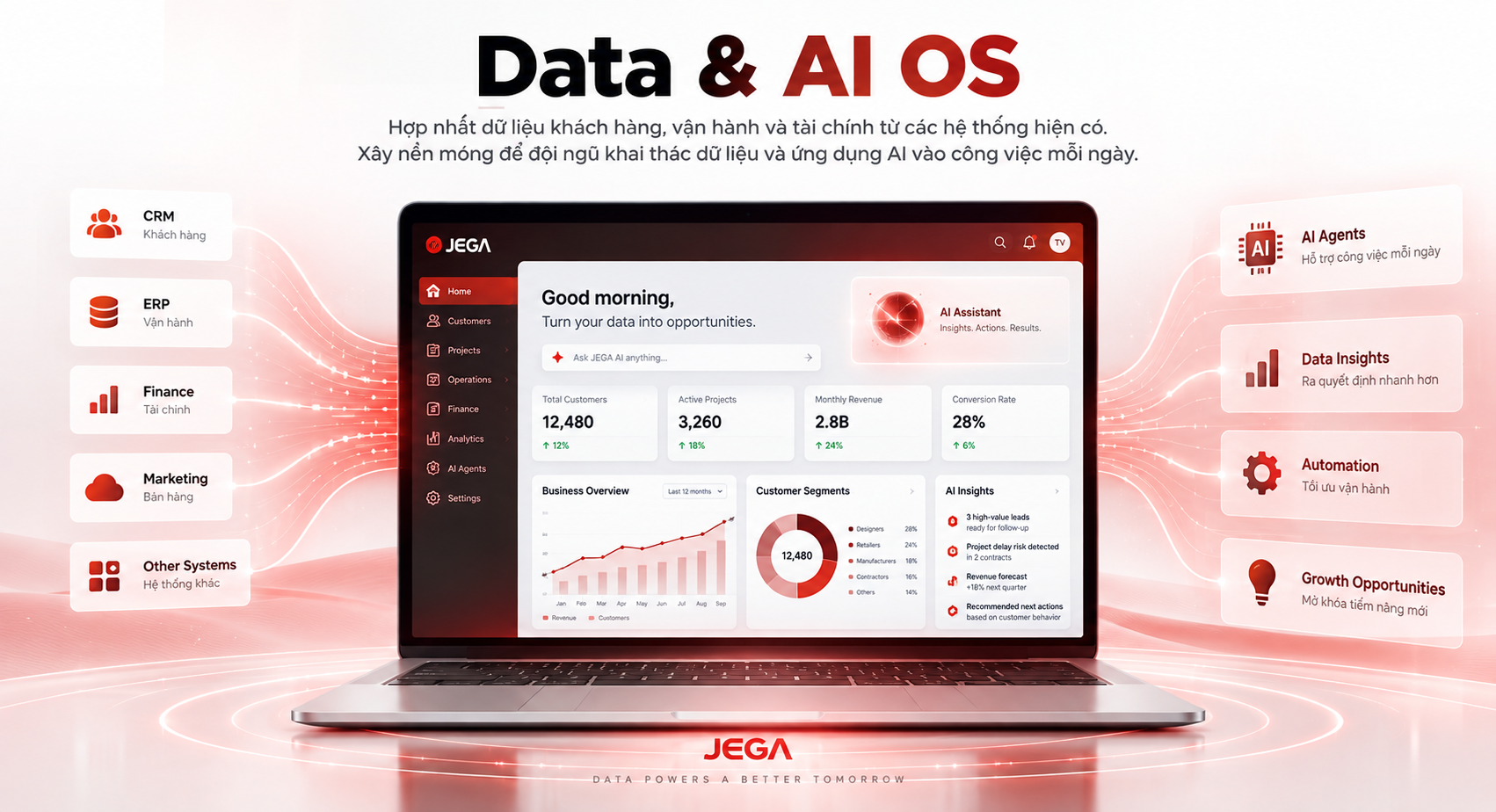 Giao diện JEGA Cloud Design trên máy tính